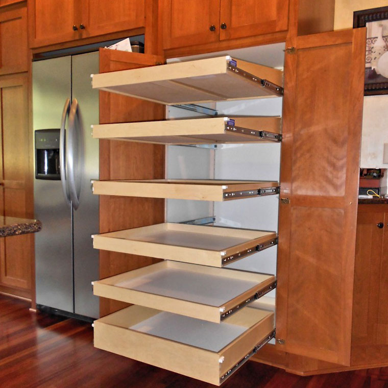 3 Tricks for New-Home Kitchen Organization | Top Shelf Pull Outs